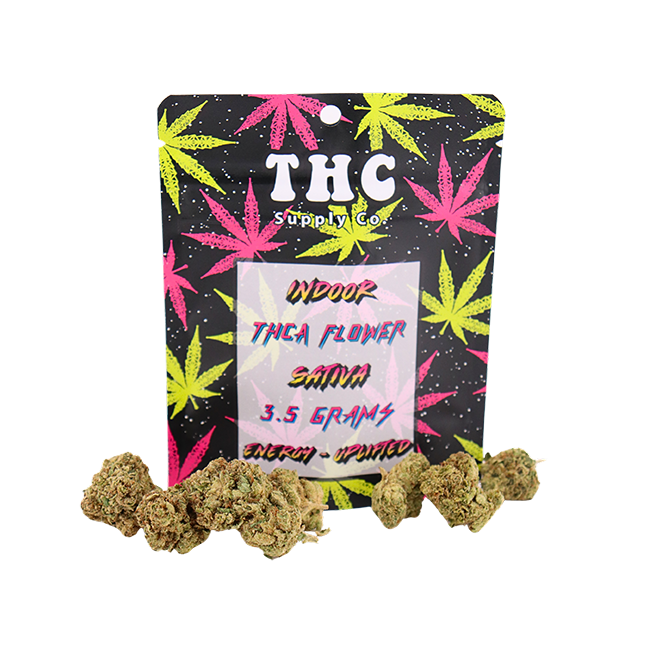 THCSC Indoor THCA Hemp Flower 3.5g / Sativa / Durban Poison
